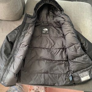 The Northface Goosedown Jacket Girls Large